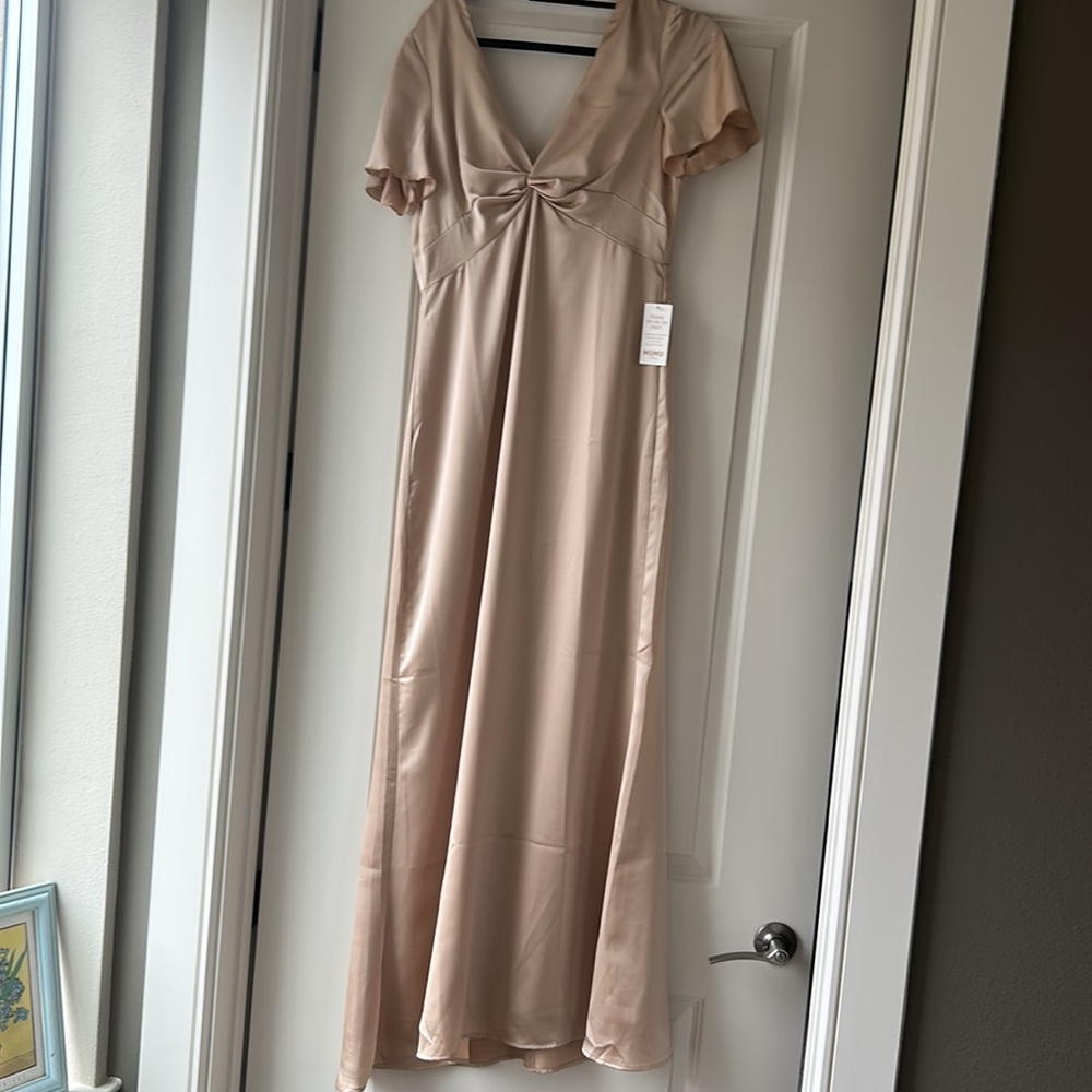 Show me your Mumu - Rome Twist Gown champagne luxe size medium